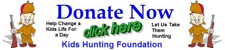 kids hunting foundation donate banner